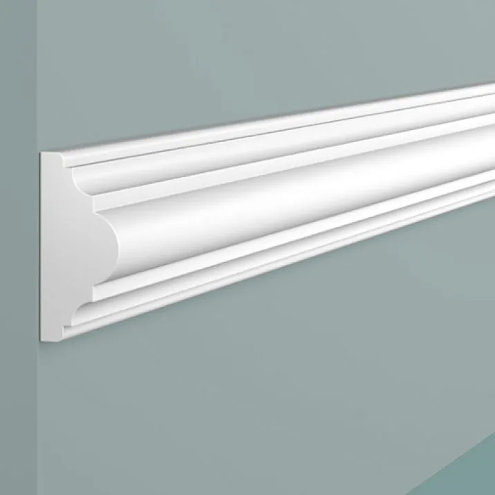 Молдинг D40V1 ПОЛИСТИРОЛ HI WOOD 40мм х 18.5мм х 2,0м крупным планом