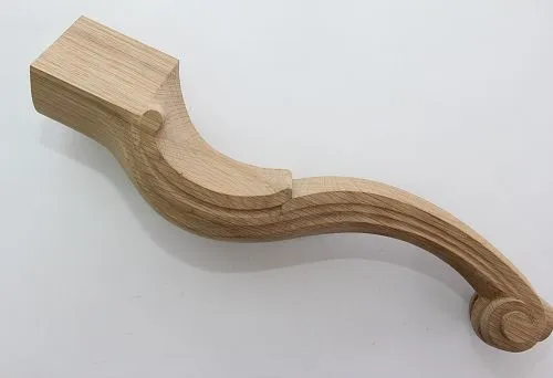 Резная деревянная ножка 400 мм – сочетание стиля и надежности.