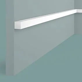 Молдинг D15V1 полистирол HIWOOD 15мм х 15мм х 2,0м.