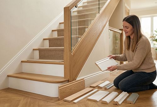 Плинтус для лестницы: как выбрать и купить подходящий профиль для дома