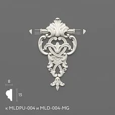 Лепнина из полиуретана MLDPU-4-1.1. Декор для молдингов. Изображение 69941510a9e60