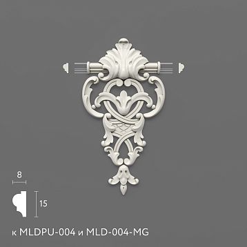 Лепнина из полиуретана MLDPU-4-1.1