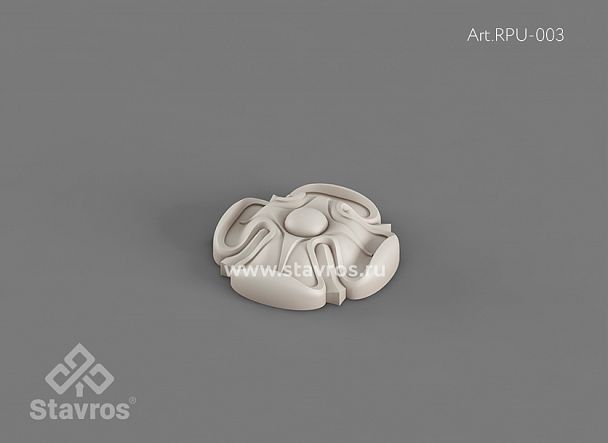 Резная розетка RPU-003