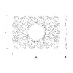 Резная накладка N-182