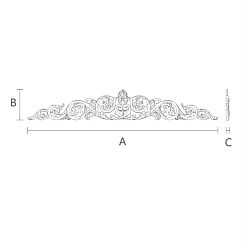 Резная накладка N-320