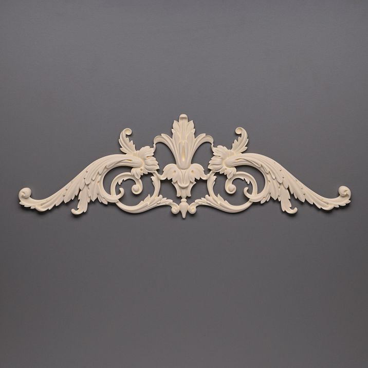 Лепной декор NPU-098 из полиуретана — элегантная накладка для интерьера и фасада фото