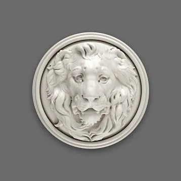 Декоративные накладки лев для стен и колон разных размеров