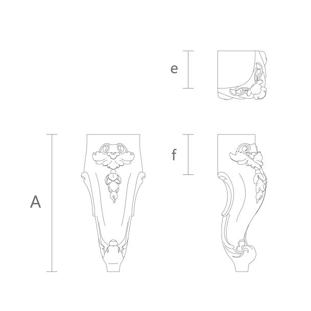 Фото чертежей деревянных ножек