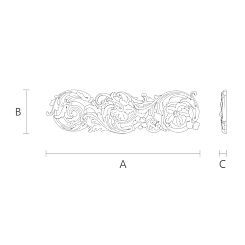 Резная накладка N-234L