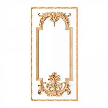 комплект декора C-003-4 из дерева в виде ветки с цветком