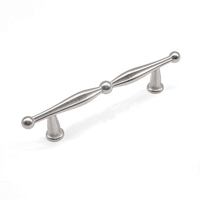 Ручка скоба венецианское серебро 176 мм (арт. G9459) -  фурнитура для мебели
