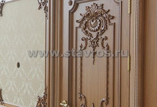 Интерьер из деревянных материалов