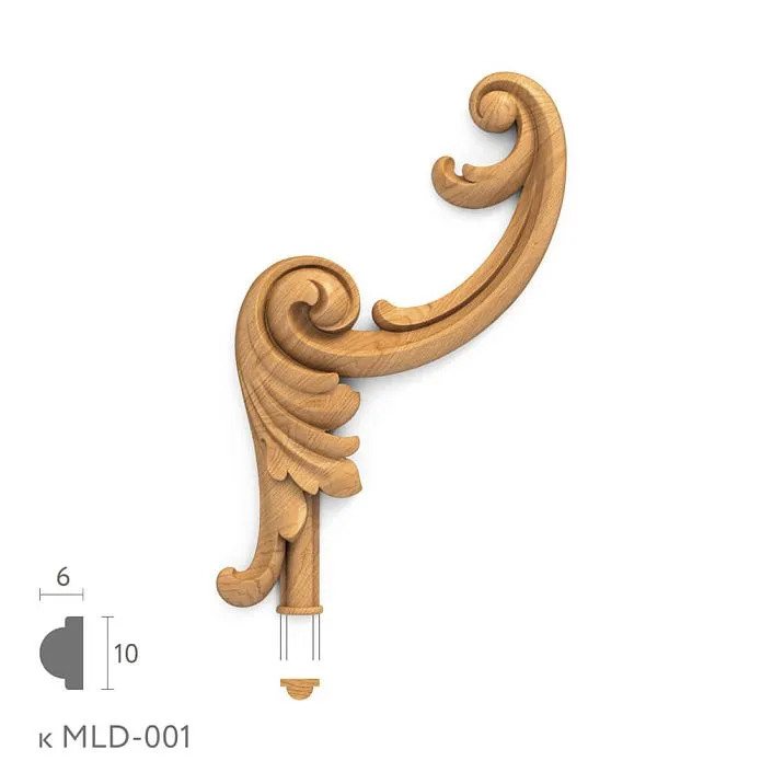 Декоративный элемент N.VRS-003-2.1L. Декор для молдингов. Изображение 69ddfb708e8d1