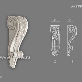 Лепной декор из полиуретана KRPU-010