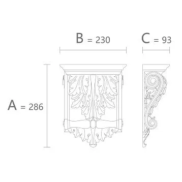Убранство собора настенный декора – полиуретановая лепнина купить