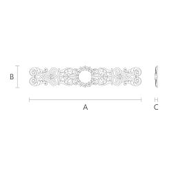 Резная накладка N-127