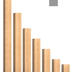 Геометрическая мебельная ножка MN-193