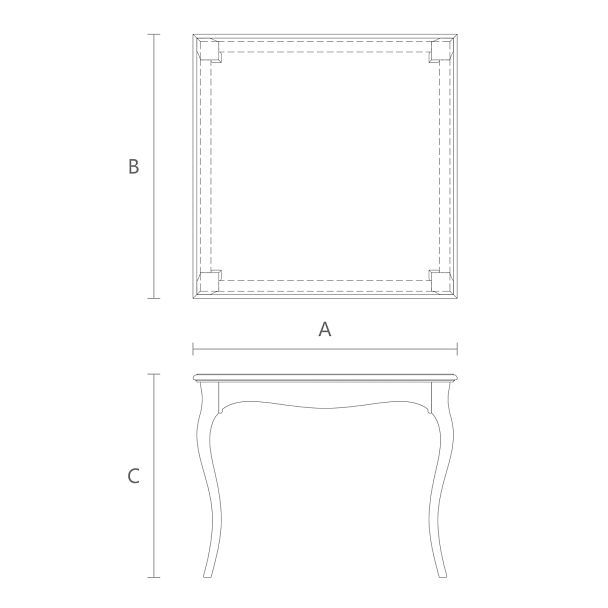Схема стола STL-016