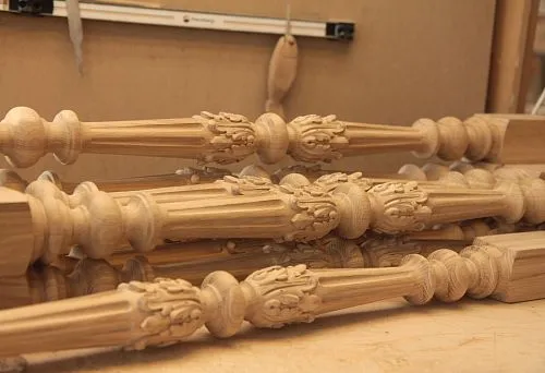 Резные полуфабрикаты деревянных изделий — элементы для оформления мебели и интерьеров 
