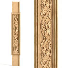 Плоская балясина деревянная L-093.1