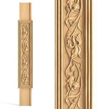 Плоская балясина деревянная L-093.1