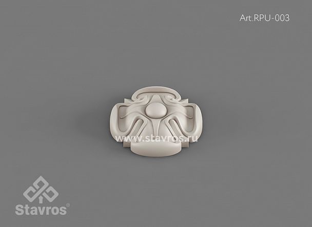 Резная розетка RPU-003