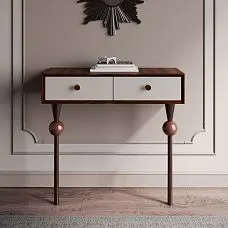 Современная мебельная ножка MN-237 из массива бука класса Престиж Ставрос, сложная геометрия для столов, под эмаль/тонировку