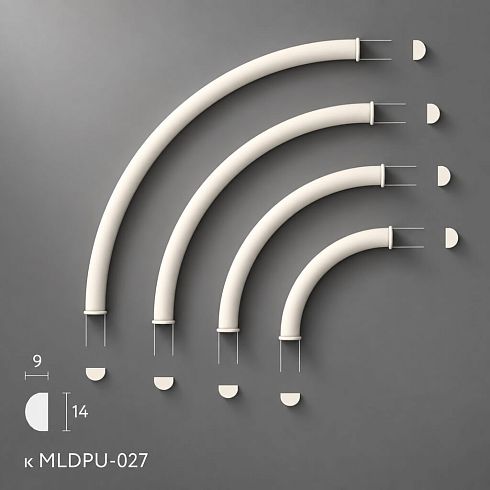 Лепнина из полиуретана MLDPU-027U-2
