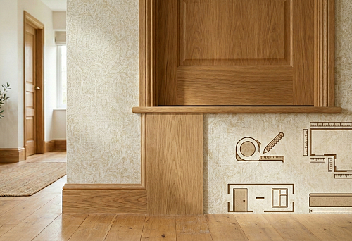 Как рассчитать количество деревянного плинтуса на комнату: формула и пример