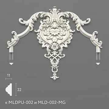 Украшение для мебели из пластика для классического и современного интерьера