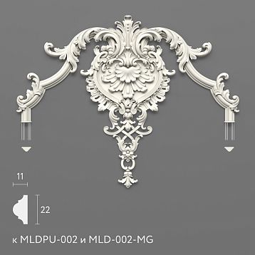 Лепнина из полиуретана NPU-413