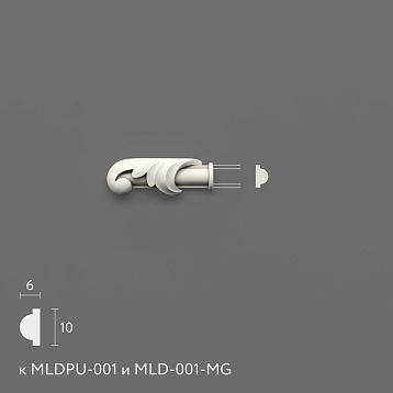 Лепнина из полиуретана NPU-438.1L