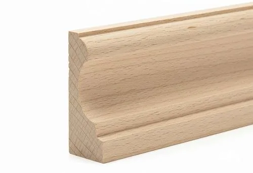 Деревянный молдинг под покраску с классическим профилем для изысканного оформления интерьера