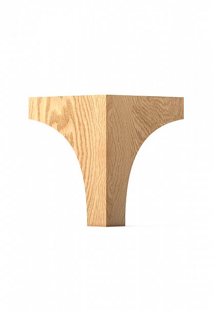 Мебельная ножка MN-210 деревянная вид спереди