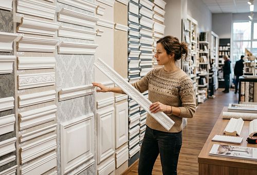 Молдинг для обоев на стену: как выбрать и купить декоративный профиль