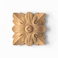 Резная розетка из дерева R-013 — классическая модель с акантовым орнаментом  Лаконичная, сочетается практически с любыми стилями, ее можно органично вписать даже в современный проект
