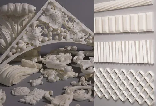 Резные декоративные элементы из дерева для межкомнатных дверей.