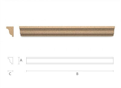 Молдинг MLD-M-009 - 1 Молдинг MLD-M-009 - 1