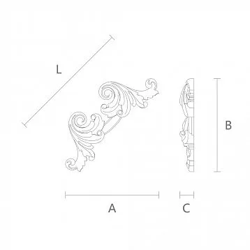 Элегантный и роскошный дизайн накладки из дерева