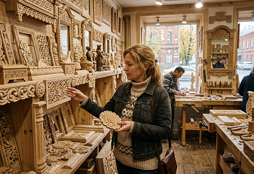 Где купить резьбу по дереву в Москве и Московской области: как выбрать готовые резные элементы для дома и интерьера