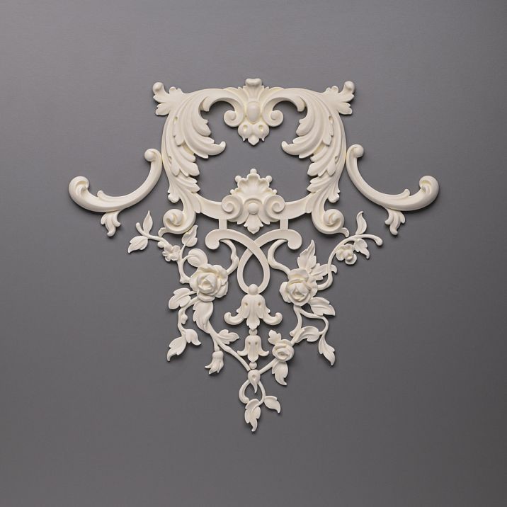 Комплект лепного декора NPU.VRS-001 из полиуретана — богатая детализация и легкий монтаж