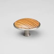 Конструкция ручки Ton HL-058-2M с деревянными вставками, металлическим основанием и крепежом