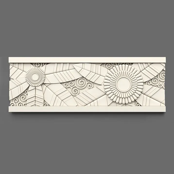 Лепнина на стену KPU-103 погонаж из полиуретана купить в москве