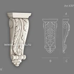 Лепной декор из полиуретана KRPU-033