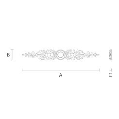 Резная накладка N-074