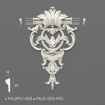 Лепнина из полиуретана MLDPU-3-1.1