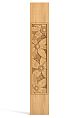 Деревянная балясина L-096 1 смотрится очень добротно и основательно благодаря своей прямоугольной форме, а особую эффектность ей придает резной узор в стиле ар-деко