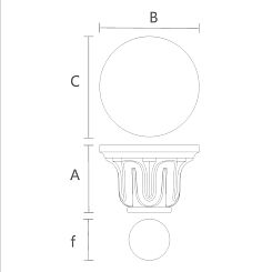 Резная капитель KL-047