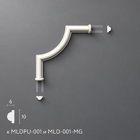 Лепнина из полиуретана MLDPU-001U