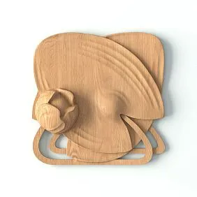 Деревянная розетка R-063L